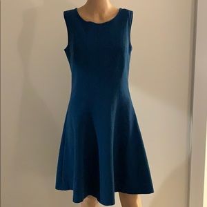 LOFT A-Line dress in teal